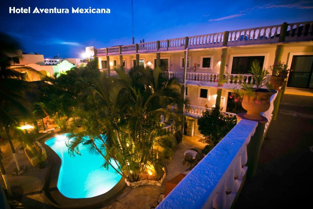 Aventura Mexicana Hotel Playa del Carmen Bagian luar foto